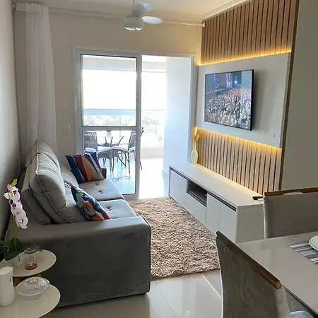 Apartamento Em Bertioga Com Varanda Gourmet Exterior foto